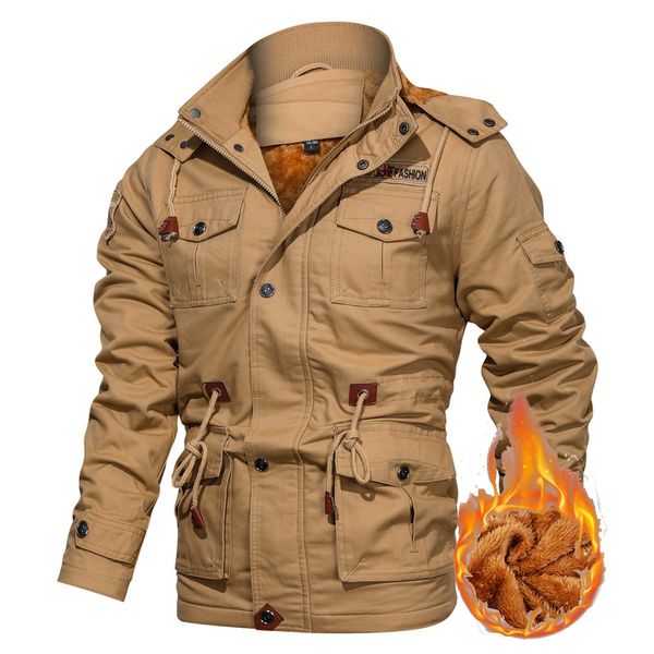 2021 new men winter thicken casual hooded coat fleece pilot jackets jacket windbreaker men's parka overcoat 6cff, Black;brown
2021 new men winter thicken casual hooded coat fleece pilot jackets jacket windbreaker men's parka overcoat 6cff, Black;brown