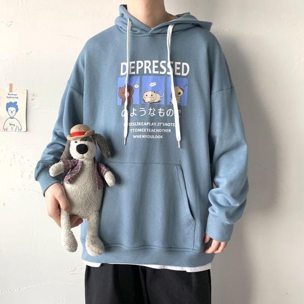 2021 autumn new youth fashion cartoon personalized printed hoodies large size casual handsome hooded coat m-2xl1, Black
2021 autumn new youth fashion cartoon personalized printed hoodies large size casual handsome hooded coat m-2xl1, Black