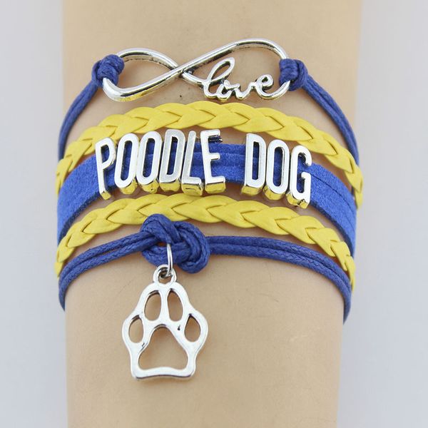 infinity love poodles mom paw charm wrap bracelets dog paw print charms animal bracelet women&men bracelets jewelry, Golden;silver
infinity love poodles mom paw charm wrap bracelets dog paw print charms animal bracelet women&men bracelets jewelry, Golden;silver