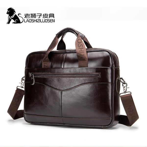briefcases laoshizi men's briefcase male genuine leather men bags messenger bag lapfor computer/ document
briefcases laoshizi men's briefcase male genuine leather men bags messenger bag lapfor computer/ document