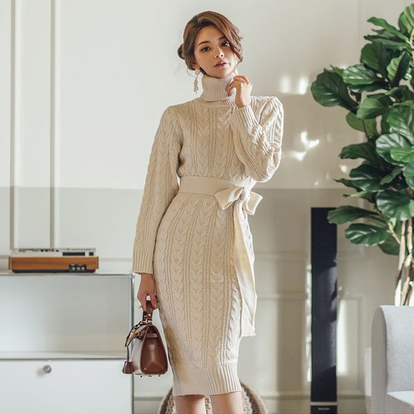 banulin women winter knit dresses europe long sleeve turtleneck casual slim warm sweater dress women's clothing pullovers 201125, Black;gray
banulin women winter knit dresses europe long sleeve turtleneck casual slim warm sweater dress women's clothing pullovers 201125, Black;gray