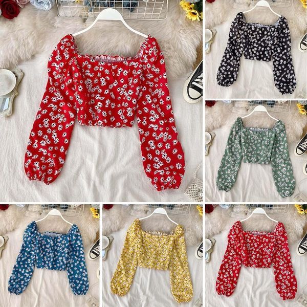 40#women's casual loose slash-neck long sleeve floral printed autumn elegant blouse daily pullover short shirts, White
40#women's casual loose slash-neck long sleeve floral printed autumn elegant blouse daily pullover short shirts, White