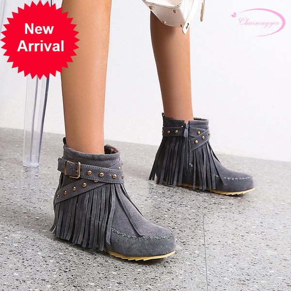 2021 the new street style round toe nubuck ankle fashion rivets buckle zipper growing motorcycle boots women's shoes vpsp, Black
2021 the new street style round toe nubuck ankle fashion rivets buckle zipper growing motorcycle boots women's shoes vpsp, Black