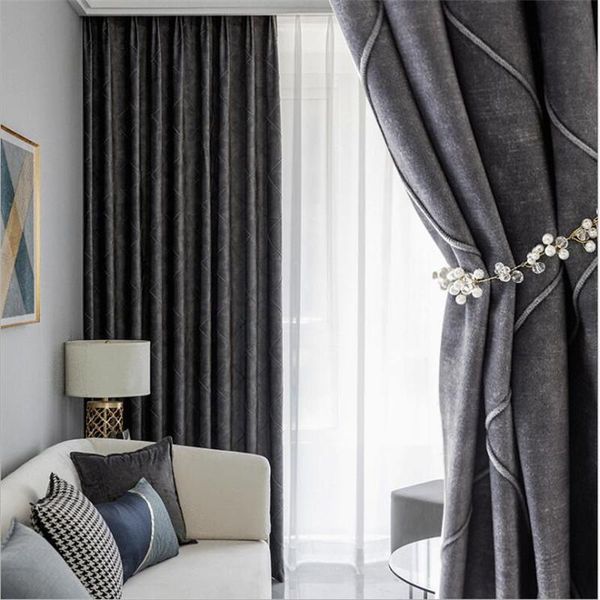1pc blackout solid color curtain bedroom kitchen window home modern drapes decoration large lattice shading grey
1pc blackout solid color curtain bedroom kitchen window home modern drapes decoration large lattice shading grey