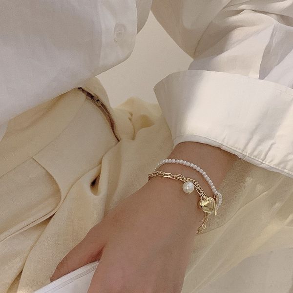 rsij6 style layer braceletbracelet braceletpearl woman bracelet ins three french style trend versatile hand jewelry chain hand string baroqu, Golden;silver
rsij6 style layer braceletbracelet braceletpearl woman bracelet ins three french style trend versatile hand jewelry chain hand string baroqu, Golden;silver