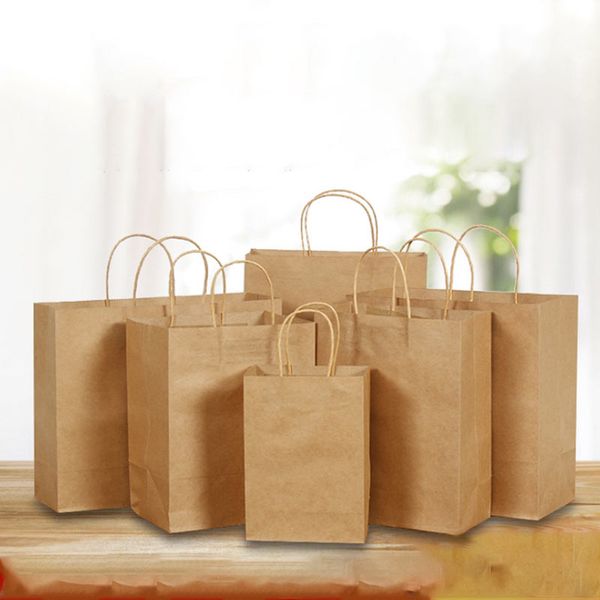 holesale kraft paper bag hand to order pattern packaging bags food paper clothing shopping support for custom small size 15 * 8 * 21
holesale kraft paper bag hand to order pattern packaging bags food paper clothing shopping support for custom small size 15 * 8 * 21