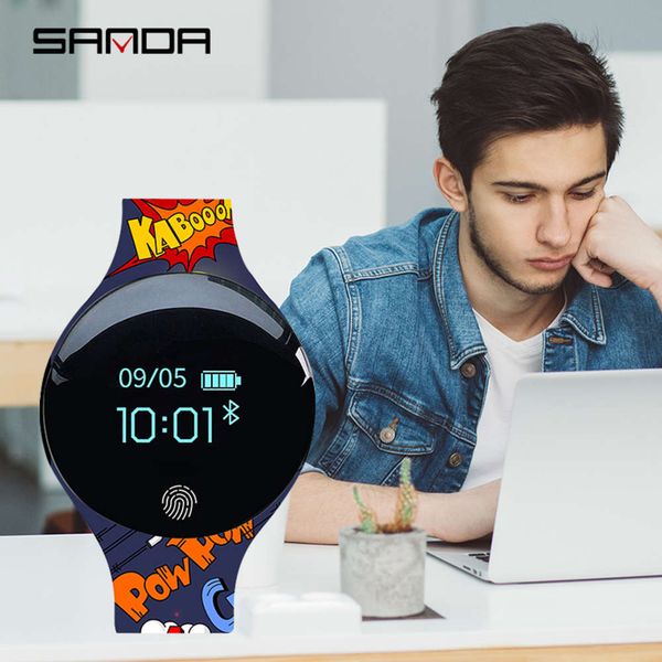sanda - men's women's smart watch, waterproof sports wristband, pedometer, calorie reminder, suitable for ios and androidbgt
sanda - men's women's smart watch, waterproof sports wristband, pedometer, calorie reminder, suitable for ios and androidbgt
