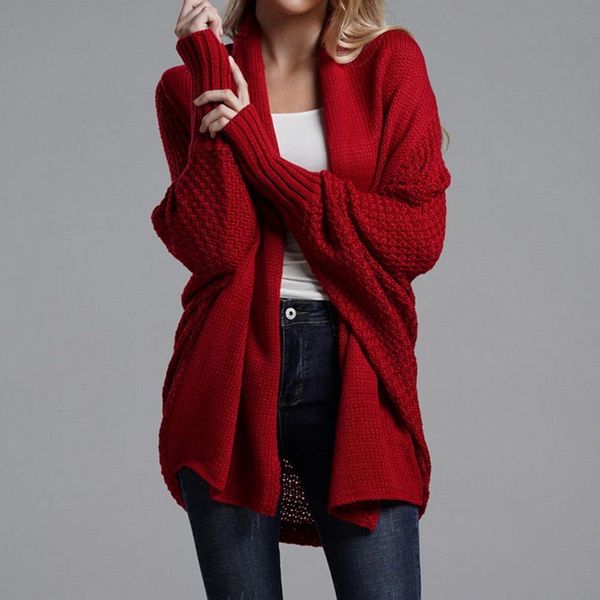 2020 winter women sweaters coat casual batwing sleeve kintted autumn winter women loose cardigan ladies fashion clothes femme, White;black
2020 winter women sweaters coat casual batwing sleeve kintted autumn winter women loose cardigan ladies fashion clothes femme, White;black