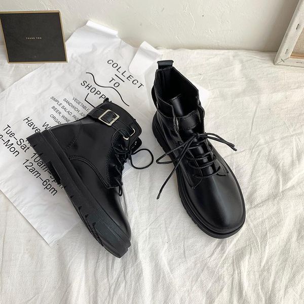 brand women's shoes boots-women booties woman 2020 low heel round toe lace up fashion ladies rubber ankle autumn flat black
brand women's shoes boots-women booties woman 2020 low heel round toe lace up fashion ladies rubber ankle autumn flat black