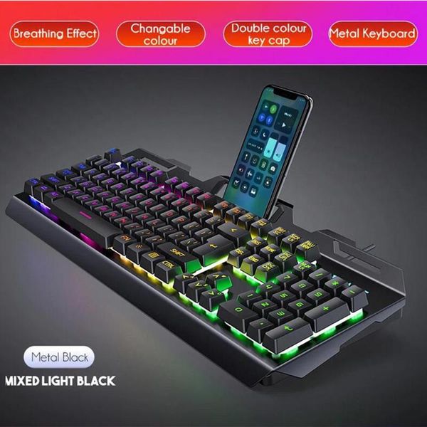 v2 104 keys usb wired keyboard rgb rainbow backlit anti-ghosting gaming mechanical keyboards for deskcomputer pc accessories
v2 104 keys usb wired keyboard rgb rainbow backlit anti-ghosting gaming mechanical keyboards for deskcomputer pc accessories