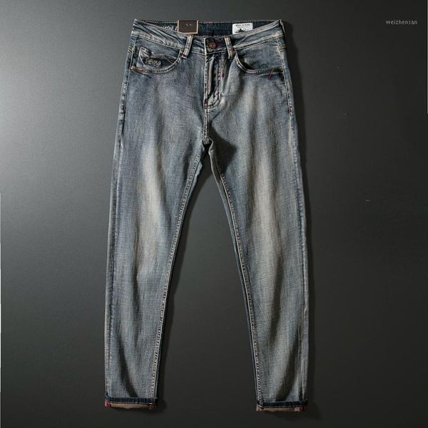 2020 new jeans men slim fit men's long denim pants autumn winter trends casual mens jeans homme trousers cotton retro blue,m0031
2020 new jeans men slim fit men's long denim pants autumn winter trends casual mens jeans homme trousers cotton retro blue,m0031