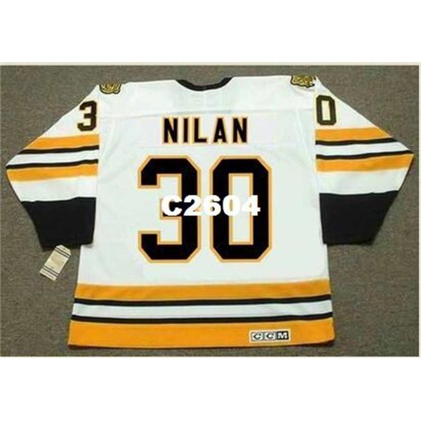 mens #30 chris nilan boston bruins 1990 ccm vintage retro home hockey jersey or custom any name or number retro jersey, Black
mens #30 chris nilan boston bruins 1990 ccm vintage retro home hockey jersey or custom any name or number retro jersey, Black