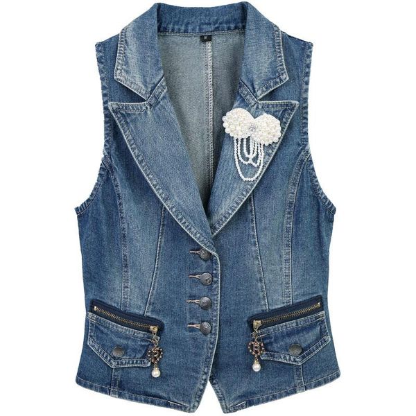 women's vests denim vest women 2021 fashion spring autumn slim sleeveless short outerwear solid casual female jeans jacket waistcoats, Black;white
women's vests denim vest women 2021 fashion spring autumn slim sleeveless short outerwear solid casual female jeans jacket waistcoats, Black;white
