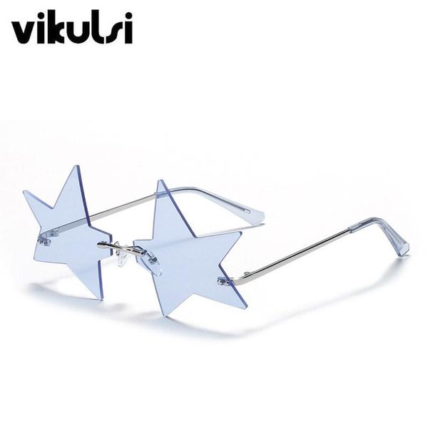 sunglasses ocean lens rimless five-pointed star for women big shape shades funny steampunk sun glasses female uv400, White;black
sunglasses ocean lens rimless five-pointed star for women big shape shades funny steampunk sun glasses female uv400, White;black
