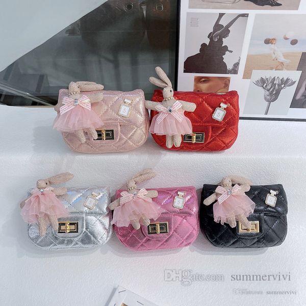children stereo rabbit aplique purse girls diamond lattice quilted messenger bag kids metals chain single shoulder bag wallet q4552, White
children stereo rabbit aplique purse girls diamond lattice quilted messenger bag kids metals chain single shoulder bag wallet q4552, White