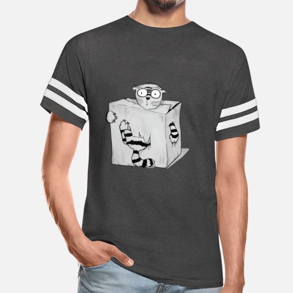 cat in a box t shirt funky lovely o-neck tracksuit hoodie sweatshirt