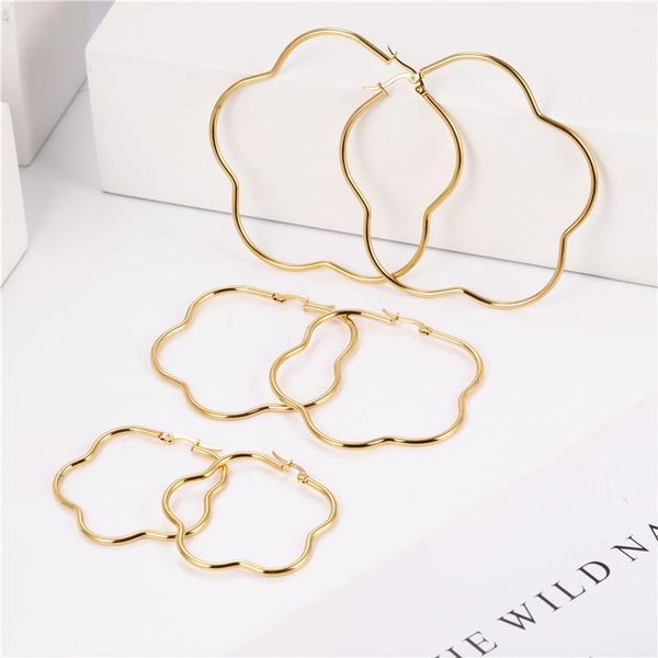 hoop & huggie oufei stainless steel jewelry woman earrings for women fashion accessories 2021, Golden;silver
hoop & huggie oufei stainless steel jewelry woman earrings for women fashion accessories 2021, Golden;silver