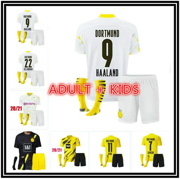 20 21 borussia haaland reus dortmund soccer jerseys 2020 2021 haaland bellingham sancho hummels brandt football shirt men kids kit uniforms, Black;yellow
20 21 borussia haaland reus dortmund soccer jerseys 2020 2021 haaland bellingham sancho hummels brandt football shirt men kids kit uniforms, Black;yellow