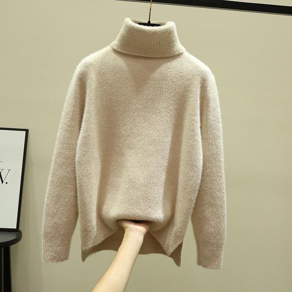 autumn winter sweater women thick warm set turtleneck loose slim mink chenille solid color ladies bottoming shirt, White;black
autumn winter sweater women thick warm set turtleneck loose slim mink chenille solid color ladies bottoming shirt, White;black