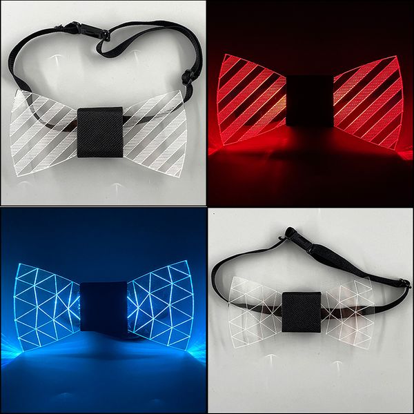 costume accessories led acrylic bow tie colorful blinking led bow tie for men gift light up party supplies led light up men bow, Silver
costume accessories led acrylic bow tie colorful blinking led bow tie for men gift light up party supplies led light up men bow, Silver
