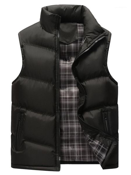 men's vests men cotton slim padded vest autumn winter windproof thick sleeveless jackets solid zipper stand-up collar male casual waist, Black;white
men's vests men cotton slim padded vest autumn winter windproof thick sleeveless jackets solid zipper stand-up collar male casual waist, Black;white