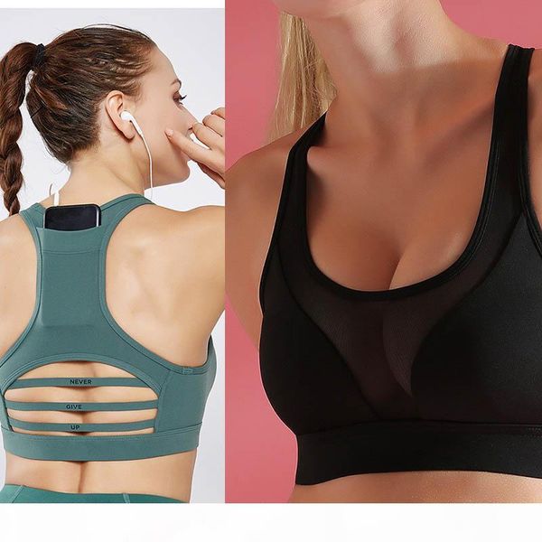 back pocket gym yoga sports bras hollow work out fitness activewear cycling running bra sport wear sport camisoles bra top, Black;white
back pocket gym yoga sports bras hollow work out fitness activewear cycling running bra sport wear sport camisoles bra top, Black;white
