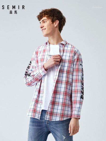 men's casual shirts semir men long checked shirt in regular fit 100% cotton with turn-down collar printed sleeve fashion streetwear1, White;black
men's casual shirts semir men long checked shirt in regular fit 100% cotton with turn-down collar printed sleeve fashion streetwear1, White;black