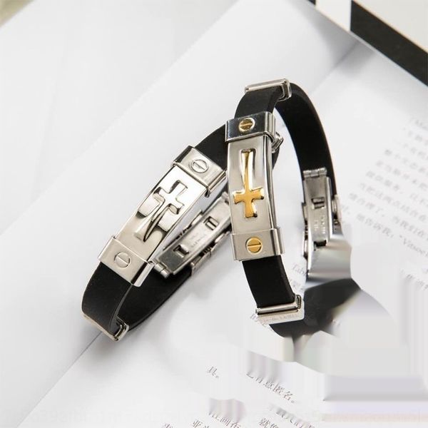 eoh1y jewelry new lovers fashion leisure bracelet steel cross personality jewelry lovers bracelet titanium new silicone fashion leisure sili, Golden;silver
eoh1y jewelry new lovers fashion leisure bracelet steel cross personality jewelry lovers bracelet titanium new silicone fashion leisure sili, Golden;silver