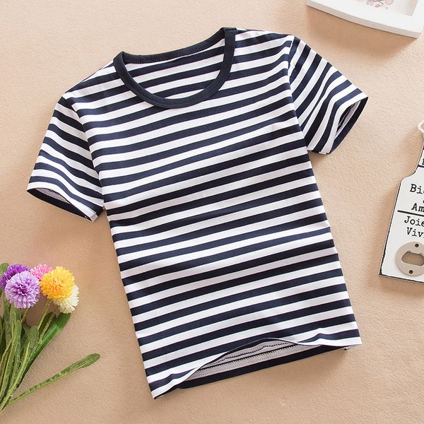 2020 short sleeve striped t-shirts for boys girls summer cotton kids tees teenager children soft tshirts for 3-15y y0121, Blue
2020 short sleeve striped t-shirts for boys girls summer cotton kids tees teenager children soft tshirts for 3-15y y0121, Blue