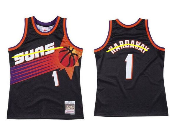 mens basketball phoenix suns 1 anfernee hardaway mitchell & ness 1999-20 hardwoods classics authentic jersey, Black;red
mens basketball phoenix suns 1 anfernee hardaway mitchell & ness 1999-20 hardwoods classics authentic jersey, Black;red