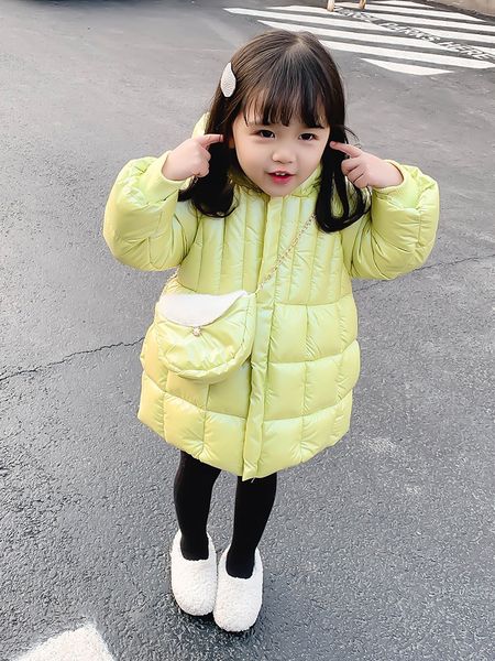 girls' medium and long down jacket 2020 new girl foreign style baby bright leather cotton padded winter coat, Blue;gray
girls' medium and long down jacket 2020 new girl foreign style baby bright leather cotton padded winter coat, Blue;gray
