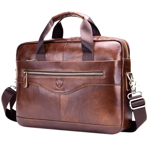 bullcaptain genuine leather men's briefcase vintage business computer fashion messenger bags man shoulder bag postman
bullcaptain genuine leather men's briefcase vintage business computer fashion messenger bags man shoulder bag postman