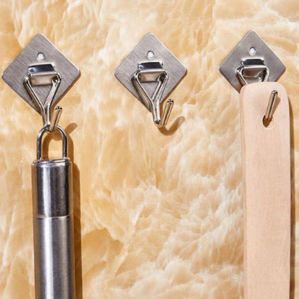 3 pcs/pack stainless steel adhesive coat hat hanger space-saving bathroom accessories door wall hooks hanging cloth towel tools
3 pcs/pack stainless steel adhesive coat hat hanger space-saving bathroom accessories door wall hooks hanging cloth towel tools