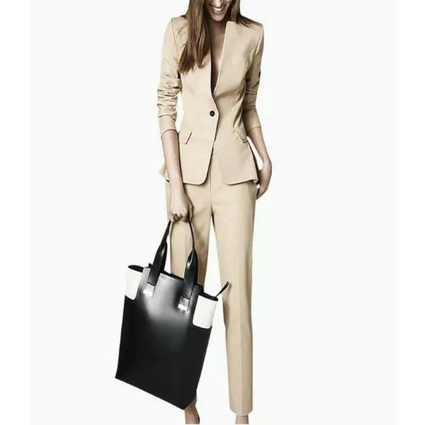 women's two piece pants 2021 2 pieces set formal pant suit with pocket women work wear office lady uniform style business jacket loose, White
women's two piece pants 2021 2 pieces set formal pant suit with pocket women work wear office lady uniform style business jacket loose, White