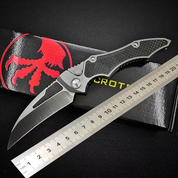 micro-tech hawk claw folding knife d2 blade aviation aluminum+carbon fiber handle tactical automatic knife survival gear knives
micro-tech hawk claw folding knife d2 blade aviation aluminum+carbon fiber handle tactical automatic knife survival gear knives