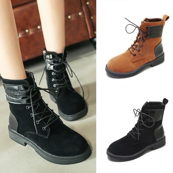 women boots flat non-slip round toe platform flock lace-up keep warm outdoor pu leather winter classic female boots t3#, Black
women boots flat non-slip round toe platform flock lace-up keep warm outdoor pu leather winter classic female boots t3#, Black