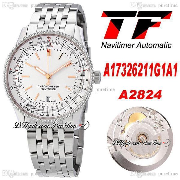 tf 41/38mm a17326211g1a1 eta a2824 automatic mens watch white dial stick markers stainless steel bracelet super edition watches 2022 puretim, Slivery;brown
tf 41/38mm a17326211g1a1 eta a2824 automatic mens watch white dial stick markers stainless steel bracelet super edition watches 2022 puretim, Slivery;brown