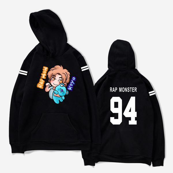pulloverharajuku jimin j-hope jeong kook suga hoodie sweatshirt hoodies streetwear clothing print women/men kpop hip hop hooded x1020, Black
pulloverharajuku jimin j-hope jeong kook suga hoodie sweatshirt hoodies streetwear clothing print women/men kpop hip hop hooded x1020, Black