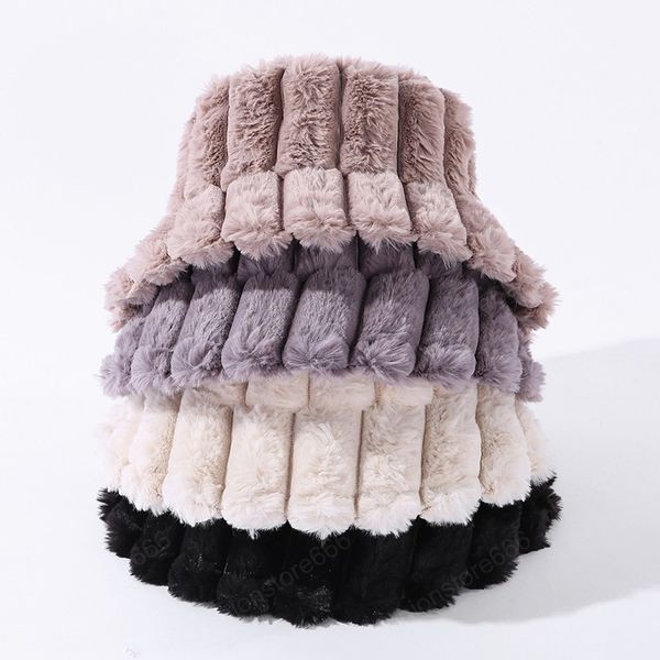 fashion solid stripe faux fur womens winter bucket hats soft warm thick fisherman hats lady girl panama outdoor travel basin cap, Blue;gray
fashion solid stripe faux fur womens winter bucket hats soft warm thick fisherman hats lady girl panama outdoor travel basin cap, Blue;gray