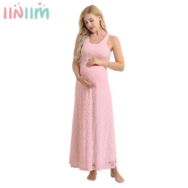 maternity dresses women elegant floral lace overlay sleeveless dress maxi pregnant pography for party and baby shower, White
maternity dresses women elegant floral lace overlay sleeveless dress maxi pregnant pography for party and baby shower, White
