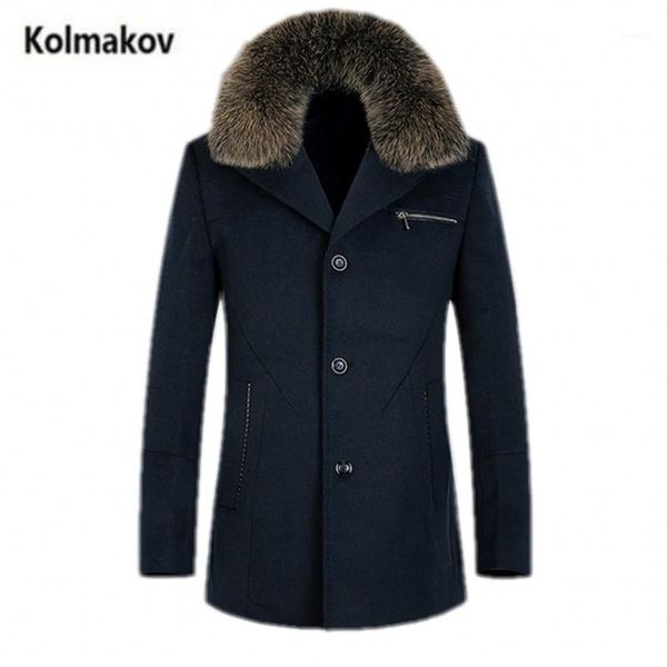 kolmakov 2017 new winter fur collar men's wool trench coat,men detachable windbreaker wool overcoat,size m-3xl.1, Black
kolmakov 2017 new winter fur collar men's wool trench coat,men detachable windbreaker wool overcoat,size m-3xl.1, Black