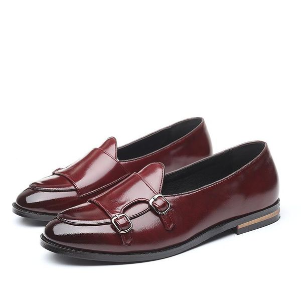 new style man leather shoes 2020 peas shoes fashion belt double buckle leather big size, Black
new style man leather shoes 2020 peas shoes fashion belt double buckle leather big size, Black