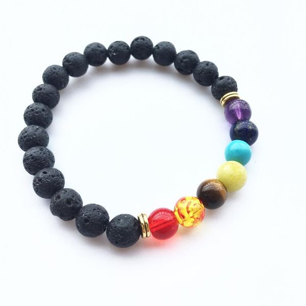 charm bracelets black lava rock 8mm beads 7 chakra healing balance bracelet for men women reiki prayer stone yoga drop, Golden;silver
charm bracelets black lava rock 8mm beads 7 chakra healing balance bracelet for men women reiki prayer stone yoga drop, Golden;silver