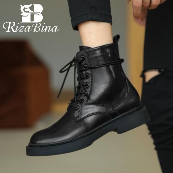 rizabina women ankle boots cross strap round toe winter shoes woman fashion warm short boot office lady footwear size 35-39, Black
rizabina women ankle boots cross strap round toe winter shoes woman fashion warm short boot office lady footwear size 35-39, Black