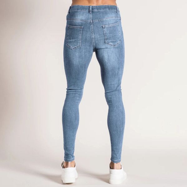 new ripped men's ny denim hole trouser distressed jeans long pencil streetwear, Blue
new ripped men's ny denim hole trouser distressed jeans long pencil streetwear, Blue