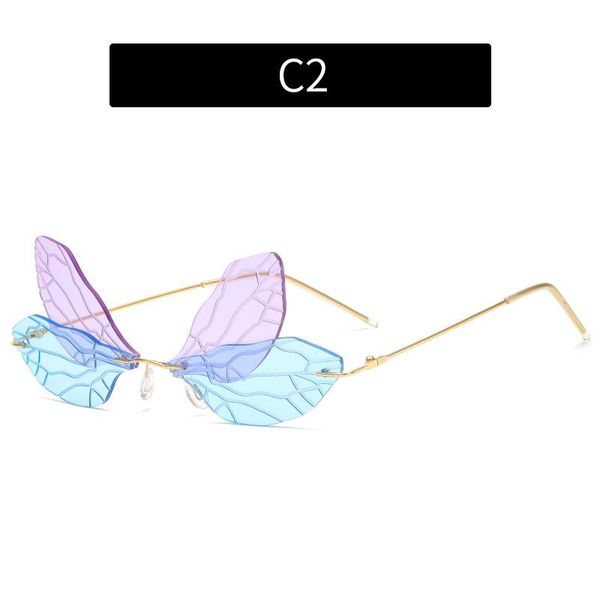 new 2021 abay brand women sunglasses fashion rimless sun glasses for girl personality versatile butterfly street shooting oculos, White;black
new 2021 abay brand women sunglasses fashion rimless sun glasses for girl personality versatile butterfly street shooting oculos, White;black