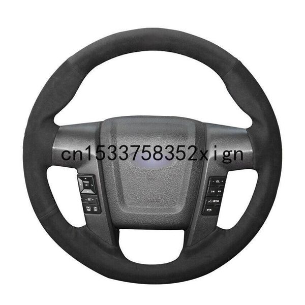 for ford f150 f-150 svt raptor 2010 custom made diy diy black suede car steering wheel cover anti-slip fit all season car accessories
for ford f150 f-150 svt raptor 2010 custom made diy diy black suede car steering wheel cover anti-slip fit all season car accessories