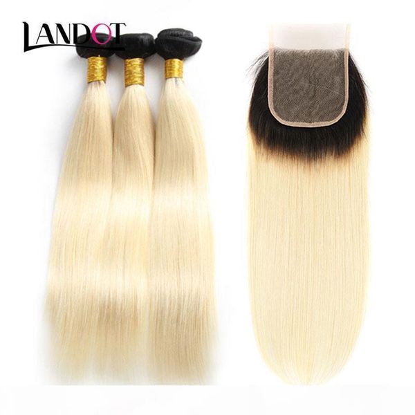 9a ombre 1b 613# bleach blonde lace closures with 3 bundles brazilian straight virgin human hair weaves peruvian malaysian hair extensions, Black
9a ombre 1b 613# bleach blonde lace closures with 3 bundles brazilian straight virgin human hair weaves peruvian malaysian hair extensions, Black