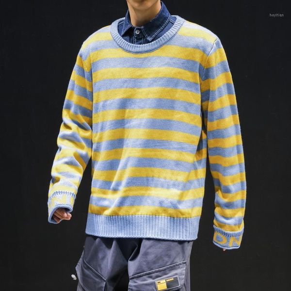 winter new striped sweater men's warm fashion contrast color casual o-neck sweater pullover man wild loose long-sleeved1, White;black
winter new striped sweater men's warm fashion contrast color casual o-neck sweater pullover man wild loose long-sleeved1, White;black