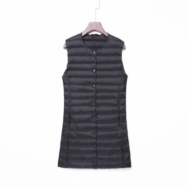 2021 new long women's ultra light vest women waitcoat female down coat slim sleeveless without collar jacket 0hy9, Black;white
2021 new long women's ultra light vest women waitcoat female down coat slim sleeveless without collar jacket 0hy9, Black;white